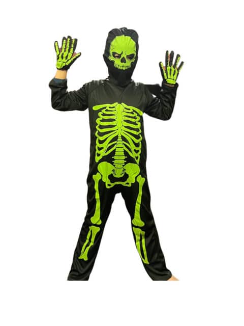 Glow in the Dark Skeleton costume for children