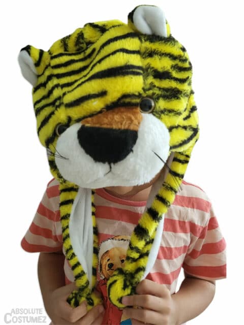 Yellow Tiger Headgear costume singapore