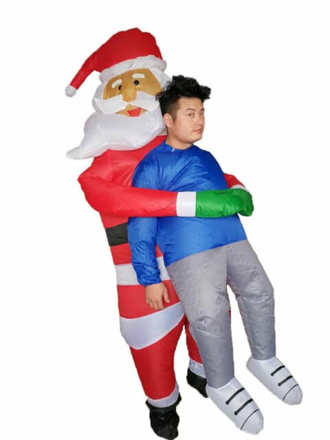 Inflatable Santa Hug Me costume singapore