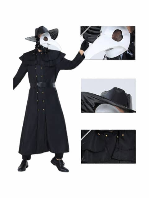 Plague Doctor Black costume singapore