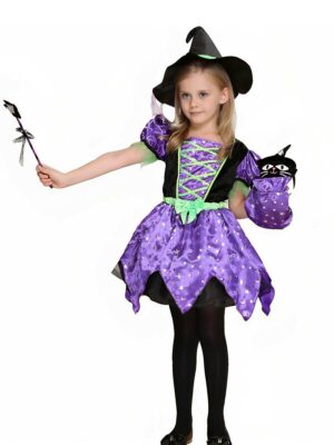 Violet Dazzle Witch Costume singapore